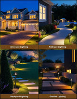 PARTPHONER Low Voltage Landscape Lighting 6-Pack, Aluminum 12V Pathway Lights with G4 Bulbs, Waterproof Stylish | Lumora