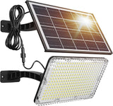 JACKYLED 1000 Lumens 299 LED Solar Lights Outdoor Bright Solar Dusk to Dawn Light with 4000mAh Battery, IP65 | Lumora
