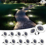 SOLPEX Solar Lights Outdoor Waterproof, 12 Pack Solar Ground Lights, Solar Garden Lights Landscape Lighting for | Lumora