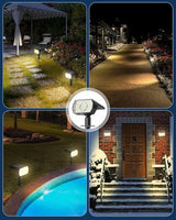 Kaxiida Solar Lights Outdoor Waterproof IP68, 3 Lighting Models Solar Powered Spot Lights Outdoor, 56LED Solar | Lumora