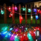 (New) Outdoor String Lights, 24FT 20 LED Bulbs Shatterproof Patio Lights, IP65 Waterproof 8 Light Modes Plug-in | Lumora