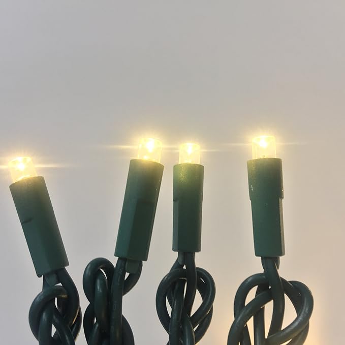50 Count 5MM Wide Angle Led Christmas Lights Set,Outdoor Led String Lights for Garden Patio Christmas Trees | Lumora
