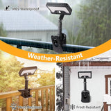 Clip On Solar Lights Outdoor with Motion Sensor, 360°Rotatable & Vertically Adjustable Solar Fence Lights with 92 | Lumora