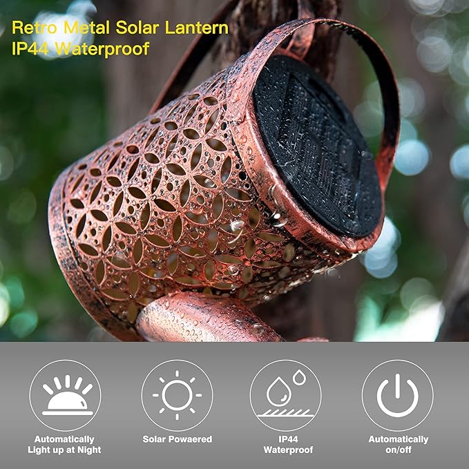Solar Light Outdoor Decorative Hanging Lanterm, Waterproof, Prefert for Your Garden, Table, Patio, Yard, or Pathway | Lumora