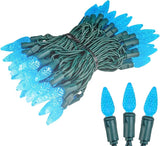 ‎‎‎Novelty Lights 24FT 70 LED C6 LED Christmas String Lights, Outdoor Christmas Tree Commercial Grade LED String | Lumora
