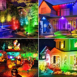 Solar Spotlights Outdoor Waterproof, RGB Landscape Spotlights, Christmas Decorative Solar Spot Lighting for Garden | Lumora