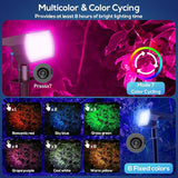NYMPHY Solar Color Changing Lights, 7 Lighting Modes Solar Lights Outdoor Waterproof IP68, Multicolor RGB Outdoor | Lumora
