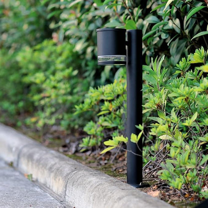 Solar Landscape Pathway Lights Outdoor LED Waterproof Solar Driveway Lights 24in Black Floor Lamp Low Voltage for Lawn Walkway Driveway Patio,3000K