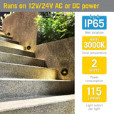 Armacost Lighting 4" Surface Mount LED Step Rail Deck Light 431000 - Outdoor Path Light | Lumora