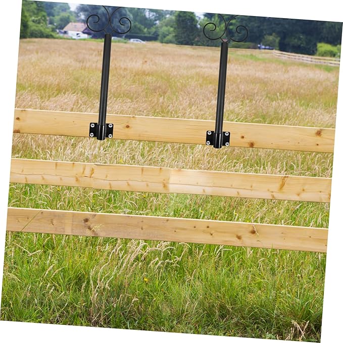 POPETPOP Outdoor Metal Light Pole Stand Bird Feeder Pole for Deck Solar String Lights | Lumora