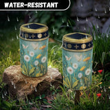 White Dandelion Cemetery Lights for Grave Solar Waterproof Led Solar Lights for Outside Solar - Outdoor Path Light | Lumora