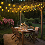 Aialun 51ft Outdoor String Lights 2200K Warm White,Outside Patio Lights Led S14 Shatterproof Plastic Edison Bulbs | Lumora