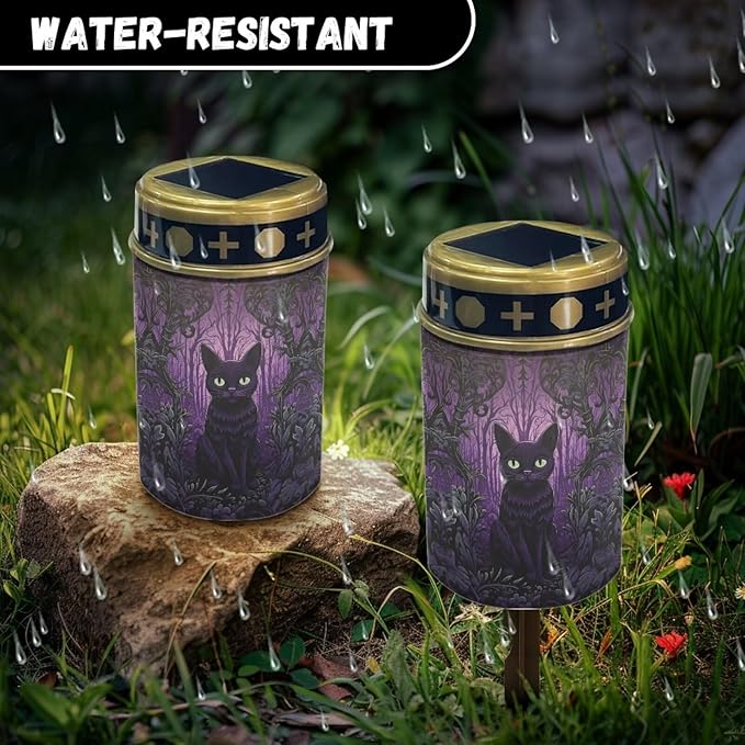 ZOUTAIRONG Solar Light for Cemetery Grave 2 Pack Solar Garden Lights Solar Lights Outdoor Waterproof Powered Solar | Lumora