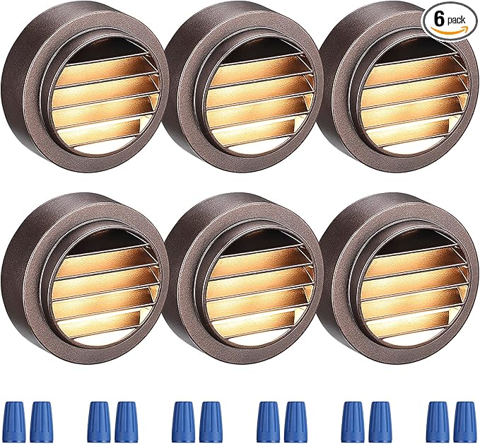 LEONLITE Low Voltage LED Deck Lights, 3W CRI90 12-24V AC/DC Landscape Step Stair Railing - Outdoor Path Light | Lumora
