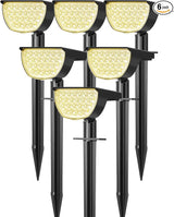 Solar Lights Outdoor Waterproof IP65, Solar Powered 76 LED 3 Lighting Modes Solar Spot Lights Outdoor for Yard | Lumora