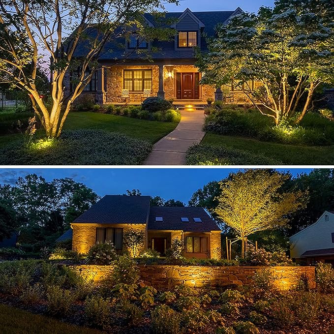 ZUCKEO 10W Low Voltage Landscape Lights LED Landscape Lighting with Connectors, 12V Outdoor Spotlights Yard Garden | Lumora