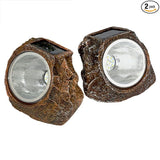 EiGreen Solar Garden Rock Lights Outdoor, 2 Pack 10 LED Waterproof Solar Powered Rock Light，Yard Landscaping | Lumora
