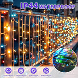 100 LED String Lights 33ft Multicolor, Plug in Fairy Lights with 8 Modes, Indoor Outdoor Christmas Lights for Tree | Lumora