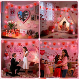 8.5Ft Valentines Day Decorations, Red & Pink Heart String Lights with 10 LED Clear Red and Pink Heart Lights | Lumora