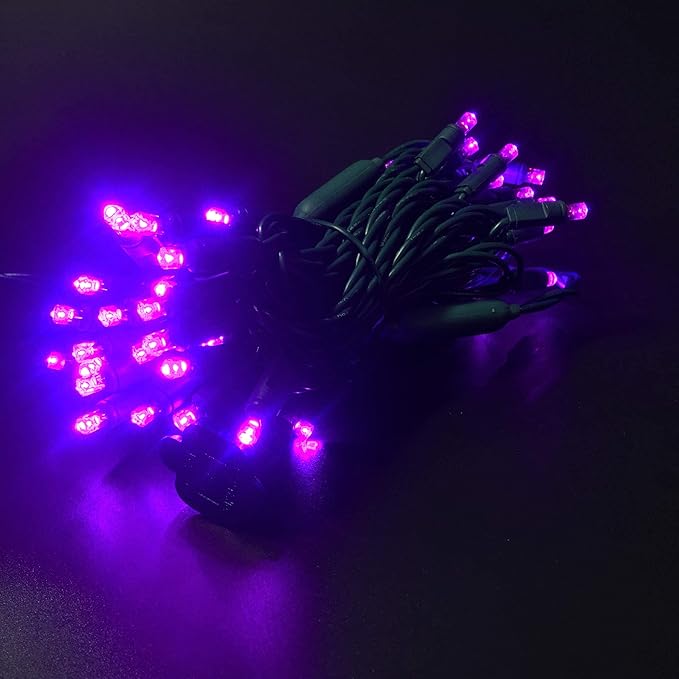 UL Listed 50 Count 5mm Led Lights,Outdoor Mini Led String Lights for Garden Patio Halloween Christmas Trees | Lumora
