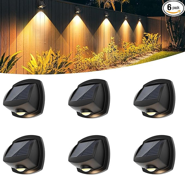 SOLPEX Solar Lights Outdoor Waterproof IP65, Solar Stair Lights Outdoor for Fence, Deck, Step, Dual Color LED 3 | Lumora