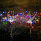 JJGoo Solar Firework Lights, 2 Pack 180 LEDs 2 Lighting Modes Solar Lights Outdoor Waterproof for Garden Patio | Lumora