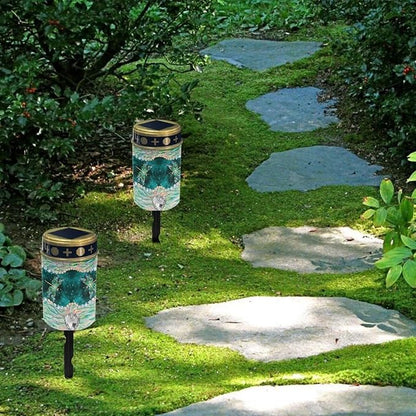 Generic Dragonfly Solar Lights Outdoors Waterproof Solar Lights Guardian Solar Light Cemetery Solar Lights for Grave Landscape Path Lights Red Outdoor Yard Path Patio Decoration