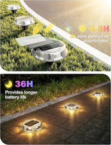 VOLISUN Solar Driveway Lights with Remote Control 12 Pack, 9-Color Changing & 12 Modes IP68 Waterproof for Marine | Lumora