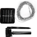 Hometown Evolution, Inc. Solar Powered Micro LED String Lights - 100 LED, 33 Feet - Warm White, 8 Modes, Outdoor | Lumora