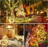 XTF2015 262FT 800 LED Christmas String Lights, Christmas Lights Plug 8 Modes Memory Function with Timer, UL | Lumora