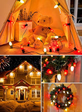 Vintage C9 LED Christmas Lights Outdoor, 150 Feet C9 String Lights with 75 Shatterproof C9 Bulbs, Waterproof | Lumora