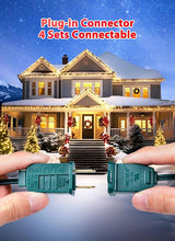 Vintage C9 Christmas Lights Outdoor, 150 Feet C9 String Lights with 150 LED C9 Plastic Bulbs, Waterproof | Lumora