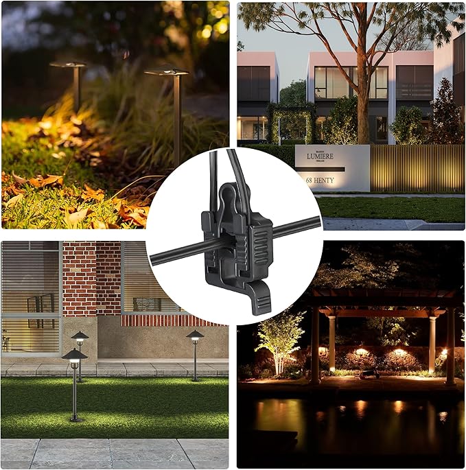 EDISHINE 20-Pack Low Voltage Wire Connector, Landscape Lighting Cable Connectors - Outdoor Security Flood Light | Lumora