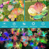JJGoo 2 Pack Solar Garden Lights, Solar Flower Swaying Light for Outside, New Upgraded Outdoor Waterproof Light for | Lumora