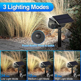 108 LED Solar Spot Lights Outdoor, Solar Lights Outdoor IP65 Waterproof, 3 Modes Solar Landscape Spotlights, Large | Lumora