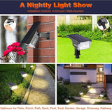 40 LEDs Spotlights,IP65 Waterproof Solar Powered Landscape Spotlights 2-in-1 Wall Light, Outdoor Landscaping Lights | Lumora