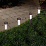 Pure Garden Solar Powered Lights (Set of 6)- LED Outdoor Stake Spotlight Fixture for Gardens, Pathways, and Patios | Lumora