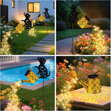 Solar Watering Can Lights, Dog Hanging Lantern Solar Lights Outdoor, Dog Lover Gifts for Mom Women Birthday | Lumora