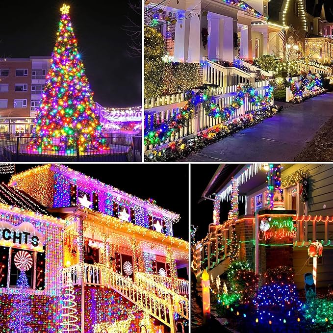 1000 LED 328ft 8 Modes with Timer Christmas String Lights IP55 Outdoor Waterproof UL Certificated Indoor Fairy | Lumora