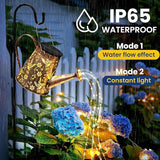 Solar Lights Outdoor Garden Decor, Large Lanterns Watering Can Gardening Gifts for Mom Women Grandma Birthday | Lumora