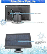 Solar Christmas Candy Cane Lights - Outdoor Stake Christmas Decorations - Waterproof for Patio, Garden, Pathway | Lumora