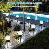 BlcTec Solar Pathway Lights Outdoor, Cool White Path Lights with 3-Sided Solar Panels, 18H Runtime, IP65 | Lumora