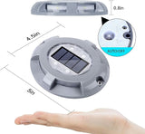 SIEDiNLAR Solar Deck Lights Driveway Dock LED Light Solar Powered Outdoor Waterproof Road Markers for Pathway Step | Lumora