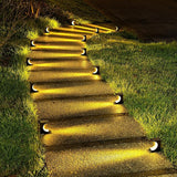8 Pack Solar Step Lights Outdoor, IP65 Waterproof LED Stair Lights for Garden Stairs, Patio, Yard, Deck, Front Step | Lumora