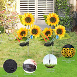 ILLUMINEW 6-Pack Solar Sunflower Garden Lights Outdoor 18 LED Flowers - Waterproof Long-Lasting Solar Patio Lights | Lumora