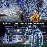100FT 2000 LED Cluster Christmas Lights, Christmas Tree Lights Outdoor Indoor with 8 Modes & Timer & Remote | Lumora