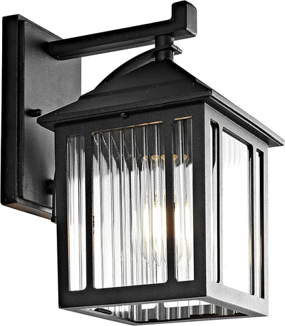 SAFAVIEH PLT4009A Lighting Ranzi Black Wall (LED Bulb Included) Outdoor Lantern