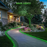 JMEXSUSS 2 * 200 LED Green Solar Rope Lights, 66ft IP 65 Waterproof Solar String Light Outdoor, 8 Modes Christmas | Lumora