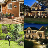 ZUCKEO 10W Low Voltage Landscape Lighting LED Landscape Lights, 12V 24V Waterproof Outdoor Spotlights 1000LM Warm | Lumora