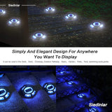 SIEDiNLAR Solar Deck Lights Driveway Dock Light LED Solar Powered Outdoor Waterproof Road Markers for Step Garden | Lumora